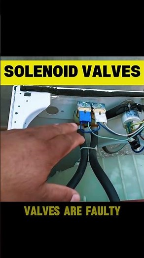 “Your washing machine shows E01… but the drum is FULL of water This is why.”