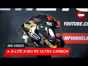 X-Lite X-803 RS Ultra Carbon Holeshot Red Full Face Helmet - ChampionHelmets.com