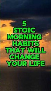 5 Stoic Morning Habits That Will Change Your Life