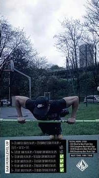 𝐓𝐇𝐄 𝐁𝐀𝐑 𝐏𝐔𝐒𝐇 𝐋𝐄𝐕𝐄𝐋 𝐔𝐏 𝐒𝐄𝐓 (Calisthenics & Street Workout Bar Push Ups Routine)
