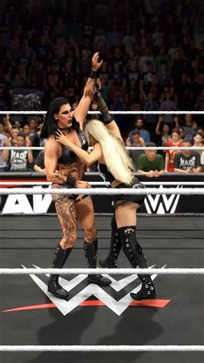 💥 RHEA RIPLEY vs LIV MORGAN 💥 WWE 2K25 #shorts #wwe #wwe2k25 #viral