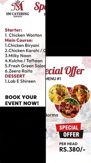 ✨Three Special Menus, One Perfect Catering Experience!✨