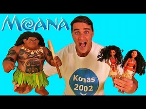 Moana & Mega Maui ! || Disney Toy Review || Konas2002