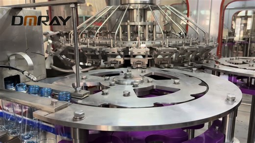 PET bottle mineral water and purified water filling machine,output 12000 bottles per hour #fillingmachine #filling #waterproductionline #waterline #packingmachine #packagingmachine