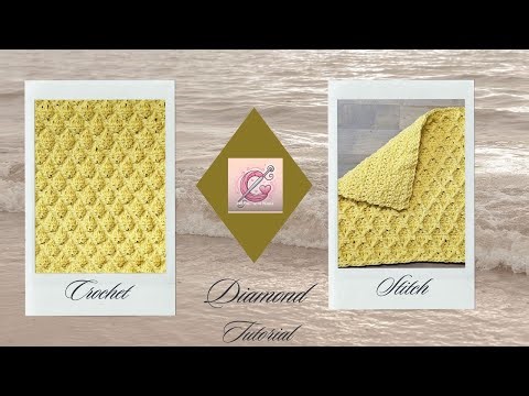 Diamond Stitch Crochet Tutorial