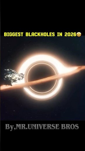 🌌 Biggest Black Holes discovered in 2026!!#blackhole#ton618#space#shorts