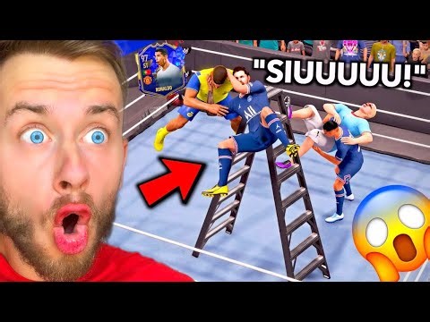 Wenn CR7, Messi & Co gegeneinander kämpfen würden! 😂🥊 (WWE Fußball)