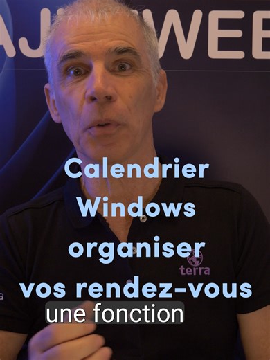 Ne ratez plus aucun rendez-vous avec le Calendrier Windows ! (19/365) On découvre le Calendrier intégré à Windows 11. Grâce à votre compte Microsoft, vos rendez-vous vous suivent partout ! Au programme de ce tutoriel : ✅ Centralisation : Accéder au calendrier via l'application Outlook. ✅ Gestion d'événements : Créer, modifier et supprimer un rendez-vous en quelques clics. ✅ Alertes : Ajouter des rappels pour ne rien oublier. ✅ Organisation avancée : Gérer plusieurs calendriers (Travail, Famille,