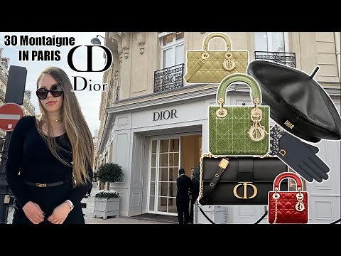 PARIS DIOR MONTAIGNE LUXURY SHOPPING VLOG - FULL STORE TOUR OF 30 MONTAIGNE →1st DIOR STORE in PARIS