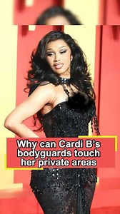 Why can Cardi B’s bodyguards touch her private areas? No one realizes that they follow 3 strict rules. #cardiB #celebrity #foryou #foryoupage #hollywood #famous #celebrities #usa | Celebrity Gossip