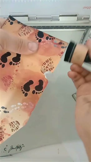 Tim Holtz grungy tag Ciaorosaprintables digi @timholtz @ranger_ink #diycrafts #diy #tag