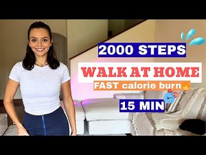 FAST WALK at home 15 min | zumba walking | beginner | fun weight loss | fitflowpi