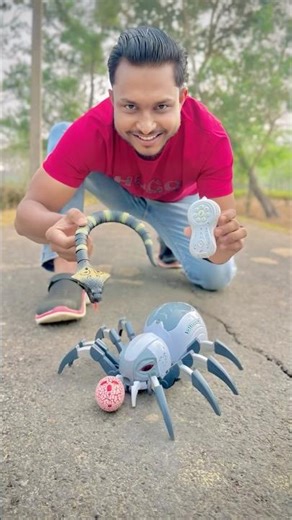 RC snake vs Remote control Spider Unboxing & testing 🐍🔥