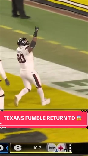 Texans Force Fumble and Score Touchdown in NFL Playoffs