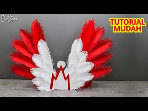 How to make a hat from cardboard for the 17th August red and white carnival, a paper crown