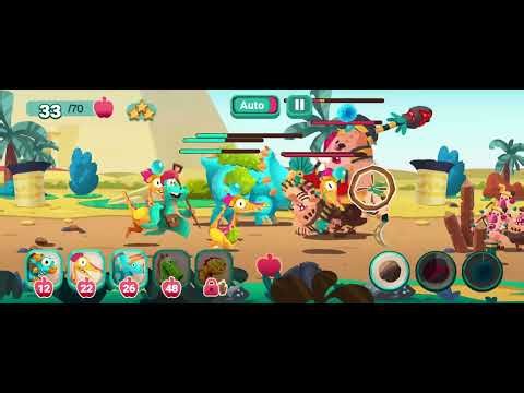 Dino bash Game play 5min