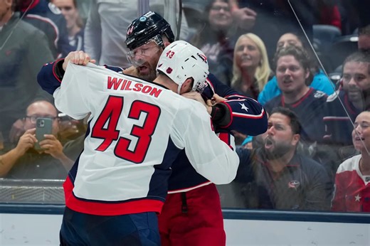 Wilson Picks Up Gordie Howe Hat Trick As He, Cristall & More Power Capitals Past Blue Jackets