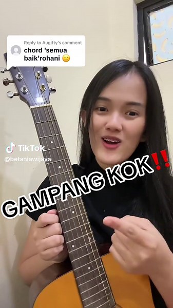 Tutorial Main Gitar Sambil Nyanyi: Lagu Rohani Semua Baik