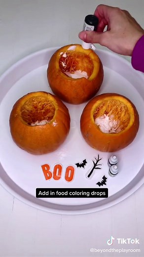 Erupting Pumpkins Science Experiment for Kids