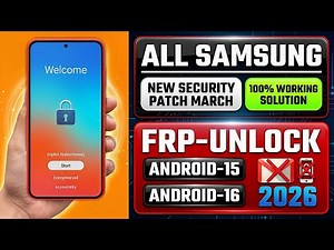 All Samsung FRP Bypass 2026 🔥 Android 15/16 Unlock | Skip Google Account Verification No PC