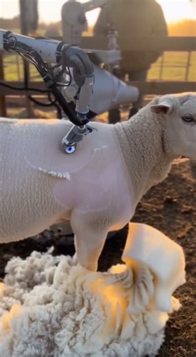 The Next Level of Sheep Care | AI Robotic Shearing Simulation #ai #farming #sheepfarming