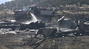 Mammoth Fire Burns Mobile Home, Two Cars In Juab County - KSLTV.com
