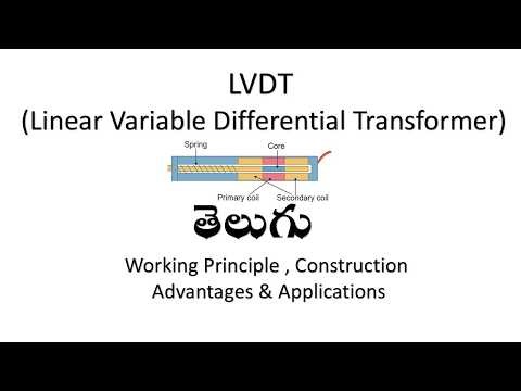LVDT IN TELUGU FOR EXAMS