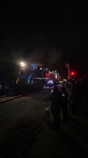 Adam Matthews on Instagram: "“The Christmas Train is coming!” The Indiana Rail Experience’s 2025 Cameron Christmas Train whistling into Jonesville, Michigan with Litter River Railroad No. 110 on November 22, 2025. Photo Gallery - https://www.trainwizardpro.com/Cameron-Christmas-Train-2025 #littleriverrailroad #baldwinlocomotiveworks #steamlocomotive #steamengine #locomotive #railroad #steamtrain #railway #trains #railroadhistory #trainspotting #railfan #trainspotter #railtravel #trainride #sceni