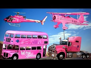 Pink Cars, Trucks, Airplanes and Street Vehicles