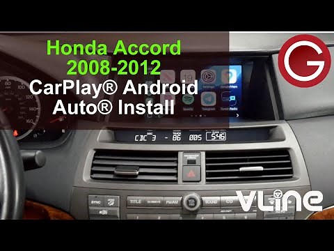 How to install CarPlay Android Auto in Honda Accord 2008 2009 2010 2011 2012 | GROM VLine VL2 HON1R