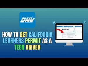 HOW TO GET CALIFORNIA LEARNERS PERMIT AS A TEEN DRIVER - UPDATE 2026