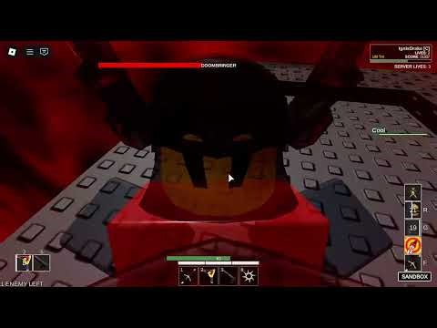 Roblox DoomBringer Boss in Combat Initiation