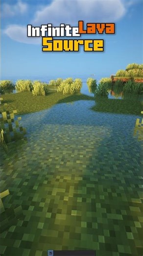 Minecraft Infinite Lava Source #minecraft #shorts