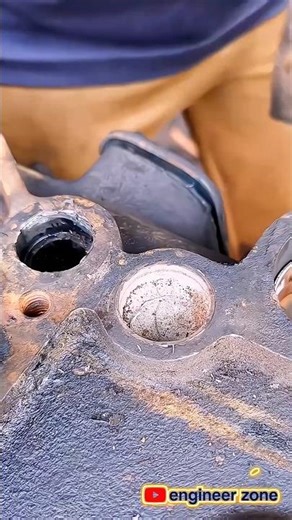 How to Install New Core Plug in Engine | Engine Repair Tips #Shorts