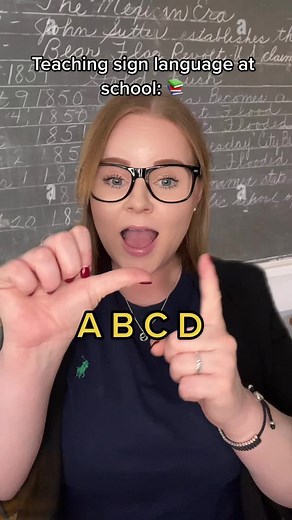 Learning the ABC Chant in Sign Language at School