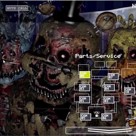 William Afton inside the Nightmare Animatronics (FNaF Jumpscares)