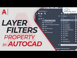 How to Use Layer Filters Property in AutoCAD | Layer State Manager in AutoCAD Tutorial