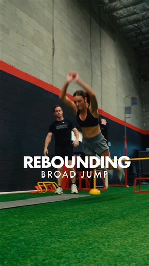 MATRYX Performance on Instagram: "Training POV~ 18” Depth drop-over hurdle to broad jump This variation is a go-to for improving explosive power and ground contact efficiency. Plyometric rebounds tap into the stretch-shortening cycle of muscles and tendons to generate maximum force. What sets plyo rebounds apart is the focus on brief ground contact, training the body to respond like a tightly wound spring. We love broad jumps for their ability to develop hip extension potential. For this exercis