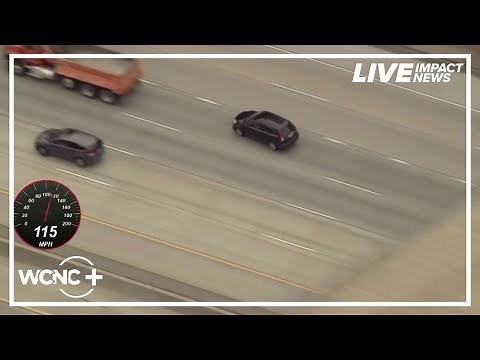 High speed chase ends in crash, police surround suspect