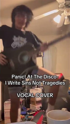 I write sins not tragedies #panicatthedisco #emo #karaoke #posthardcore #poppunk #shorts #fyp