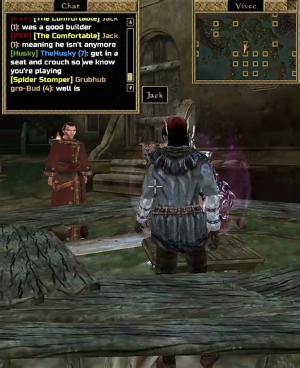 Morrowind MMO - Multiplayer Antics outside Bank [Gambling?] #mmo #morrowind #openmw #multiplayer