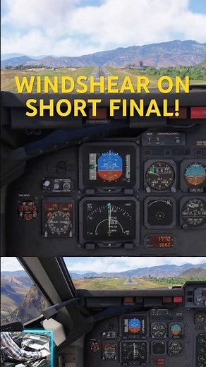 WINDSHEAR before landing! Avro RJ | MSFS 2024