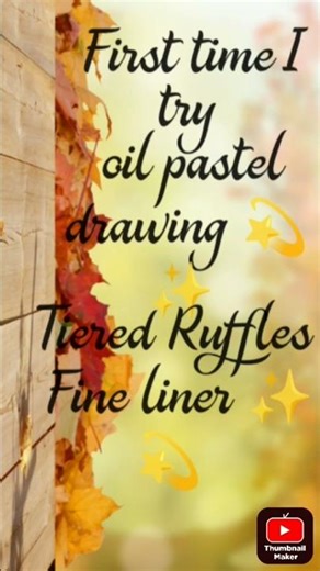 Masterclass Tiered Ruffles Fine liner Art 💫✨# Art talent talia .# Shorts tutorial