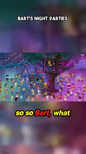 Bart s Night Parties simpsons | SIM EDIT