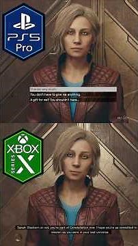 STARFIELD PS5 Pro vs Xbox Series X