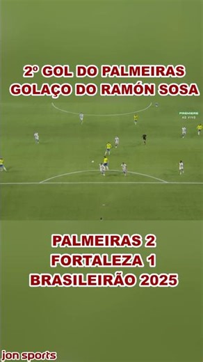 2º GOL DO PALMEIRAS | GOLAÇO DE SOSA | Palmeiras 2 x 1 Fortaleza | Brasileirão 2025 #Palmeiras #sep