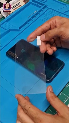 HUAWEI Y6P Tempered Glass Installation