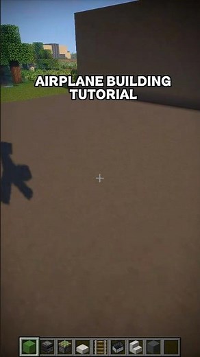 EASY Minecraft Working AIRPLANE Tutorial ✈️ #shorts