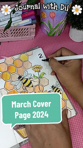 March Bullet Journal Cover Page Ideas for 2024