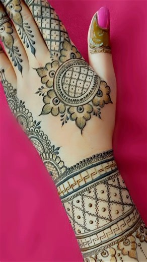 Beautiful Mandala Full Hand Mehndi Design 🌸 | Easy Bridal Mehndi Step by Step | Latest Henna 2026